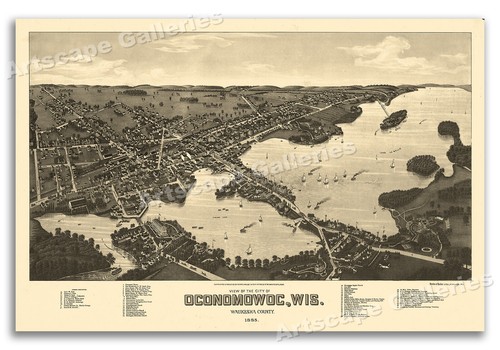 Oconomowoc wisconsin 1885 - oconomowoc,
