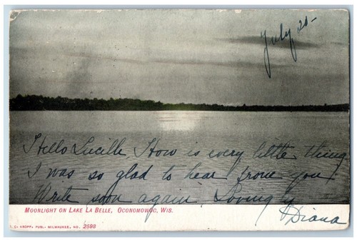 Oconomowoc wisconsin postcard - wisconsin,